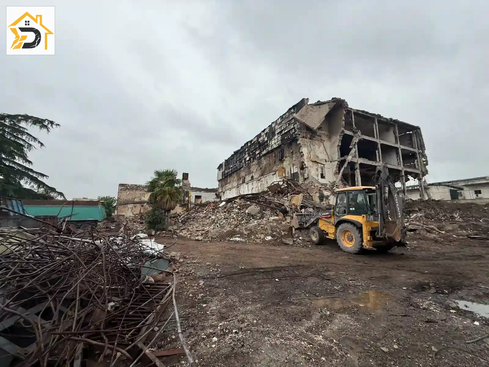 სადემონტაჟო სამუშაოები — ნგრევის პროცესი