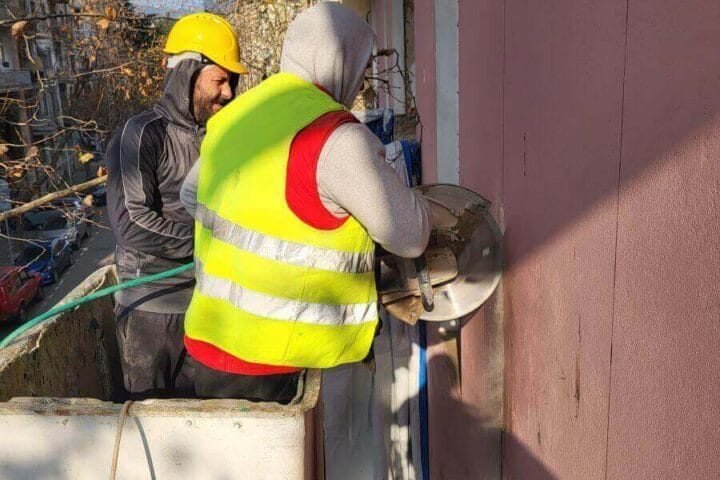 ბეტონის ჭრა