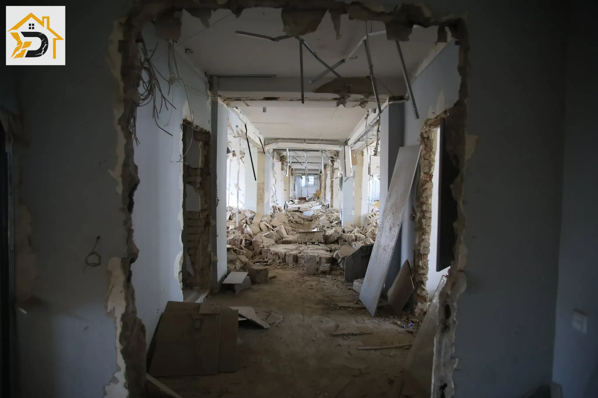 კედლების დანგრევა - ჰიდრავლიკური ხელსაწყოებით პროფესიონალური სამუშაო