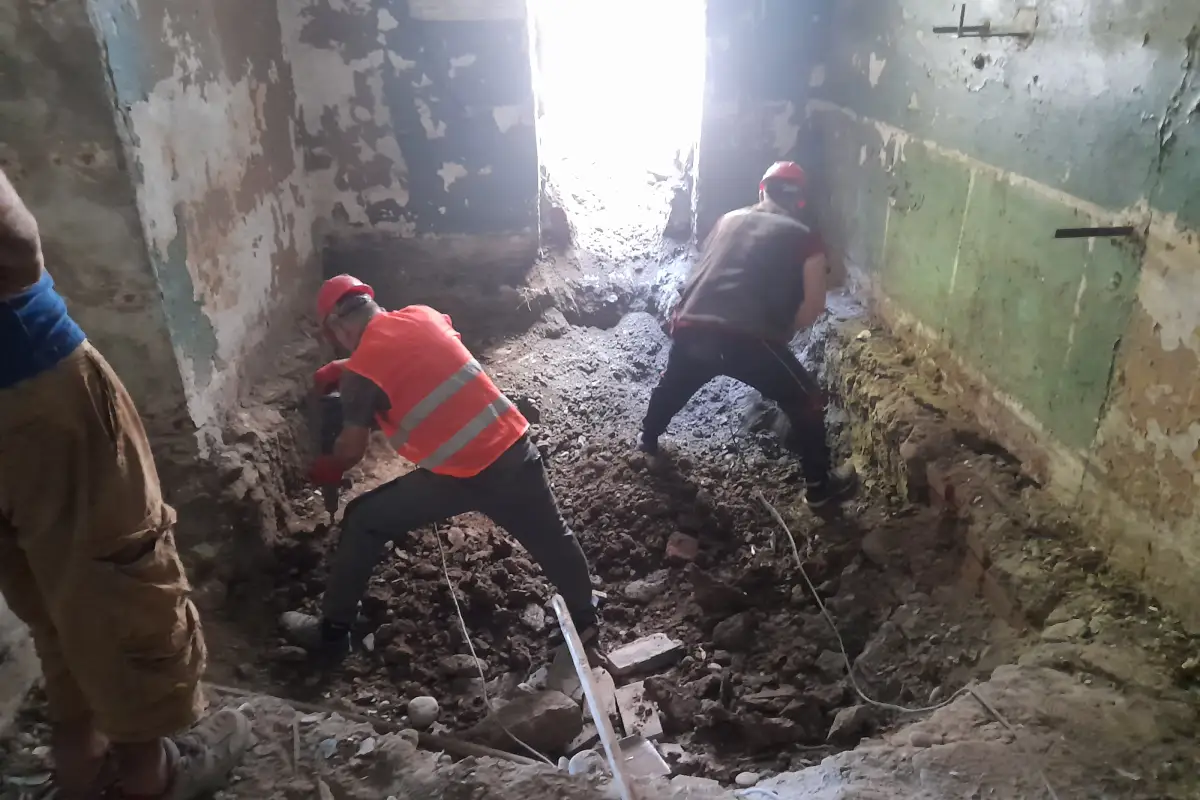 მიწის ამოჭრა - სამიწათმოქმედო სამუშაოები ექსკავატორით