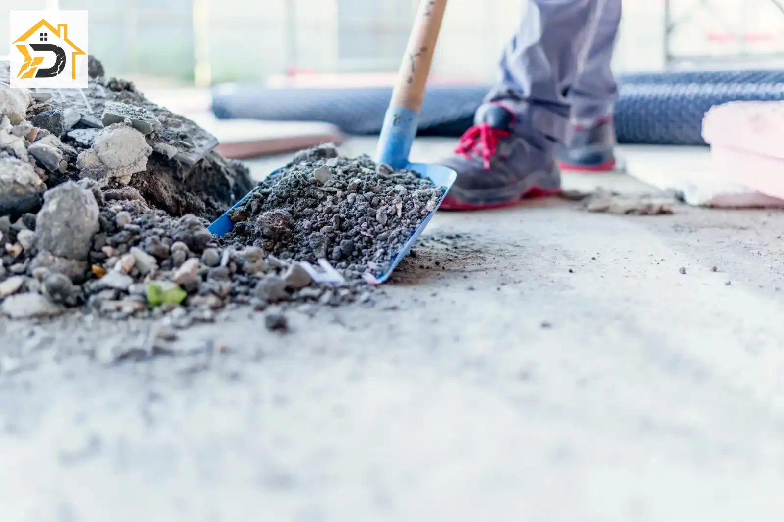 დემონტაჟის სამუშაოები — სამშენებლო ნარჩენების გატანა და ობიექტის დასუფთავება