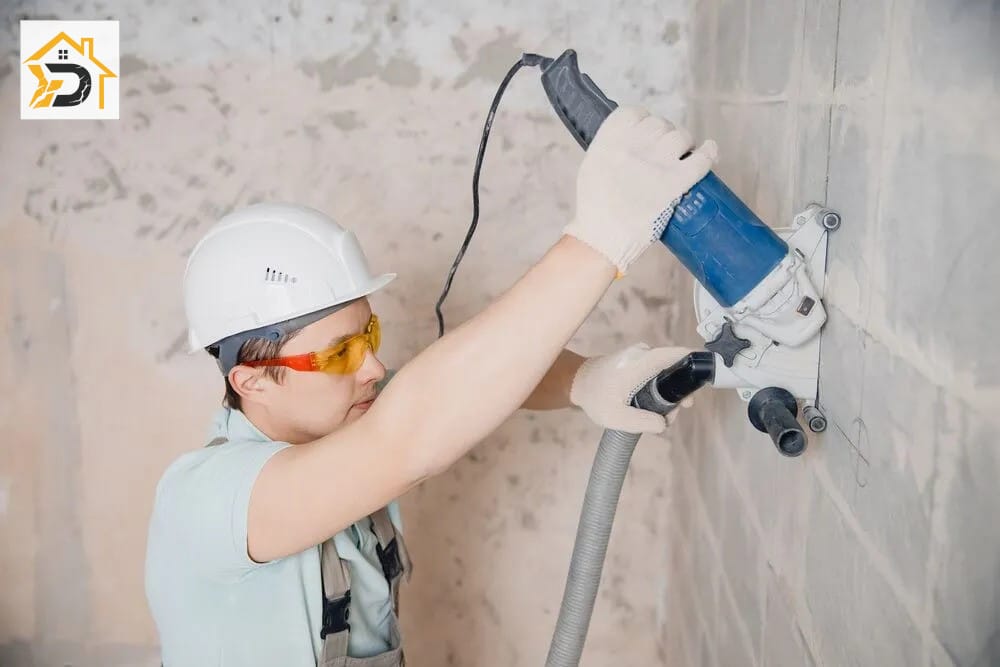 ბეტონის ჭრა - სეგმენტური საჭრელი ხერხი და არხის საჭრელი