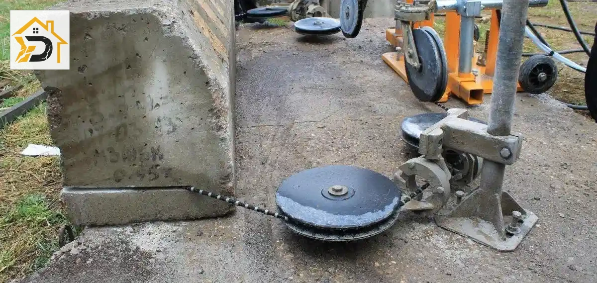 კედლის ჭრა — ალმასური ტროსით ჭრა სქელ კონსტრუქციებზე