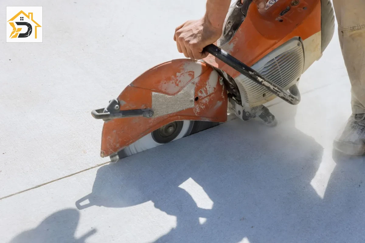 იატაკის ჭრა — ბეტონის იატაკი კომუნიკაციების ჩასაყოლებლად