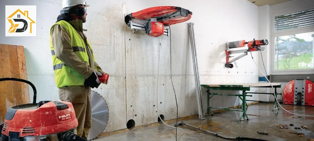 კედლის ჭრა — ბეტონის კედლის ამოჭრა პროფესიონალური ტექნიკით