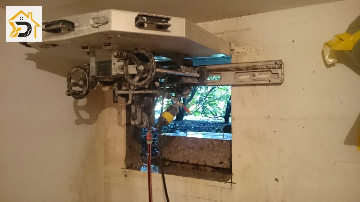 კედლის ჭრა — ნახევრად მექანიკური საჭრელი სისტემა სამუშაო პროცესში