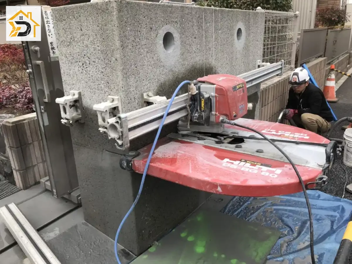 კედლის ჭრა — რელსით კედლის ჭრის პროფესიონალური პროცესი